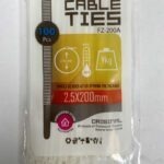 بست کمربندی 20 سانتیمتر در 2.5 میلیمتر سفید | Cable ties